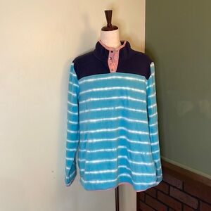 L Sport Savy Printed Fleece Pullover E05 6194